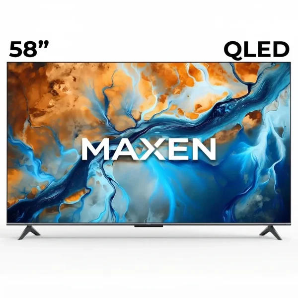 62ef2a5e-7cf9-4233-bd94-a241b155d1ac تلویزیون هوشمند مکسن QLED مدل 58CU9399Q سایز ۵۸ اینچ 4K اندروید ۱۱ - تصویر 1