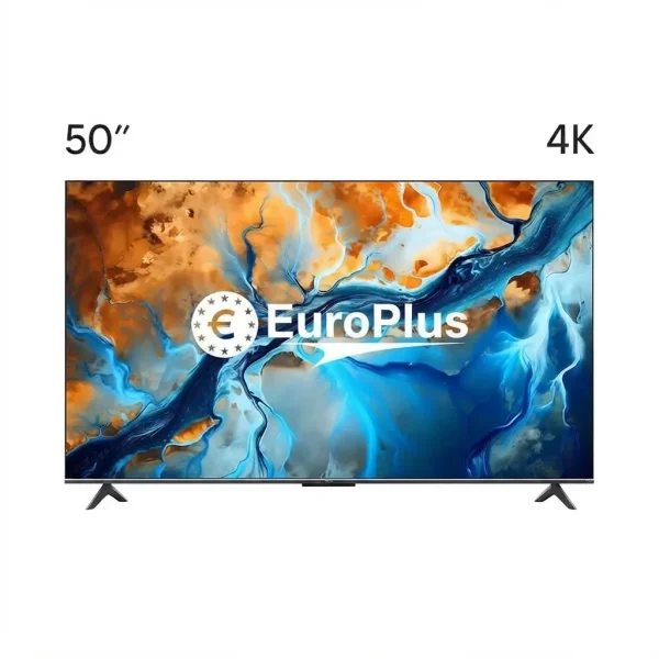 تلویزیون هوشمند یوروپلاس QLED مدل ETAD50 سایز ۵۰ اینچ 4K اندروید ۱۰ - تصویر 1